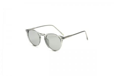 Minka Grey Round Polarised TR90 Sunglasses
