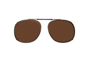 Harry - Clip on Spring Brown Sunglasses