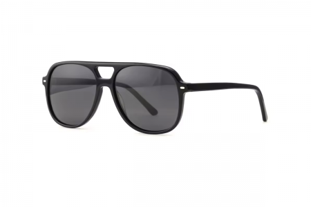 Theo - Black Premium TR90 Aviator Sunglasses