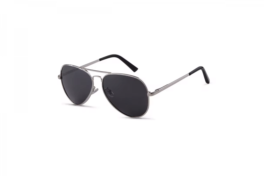 Silver Polarised Aviator Premium - Mr Smith