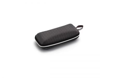 Rectangular Soft Case with zipper - Black