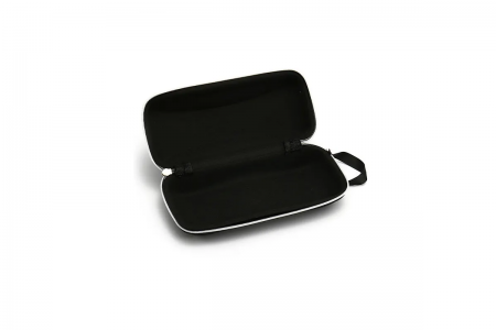 Rectangular Soft Zip Sunglasses Case - Black