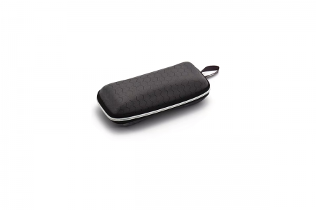 Rectangular Soft Case with zipper - Grey