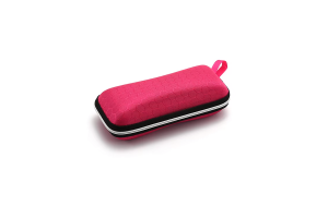 Rectangular Soft Case with zipper - Pink