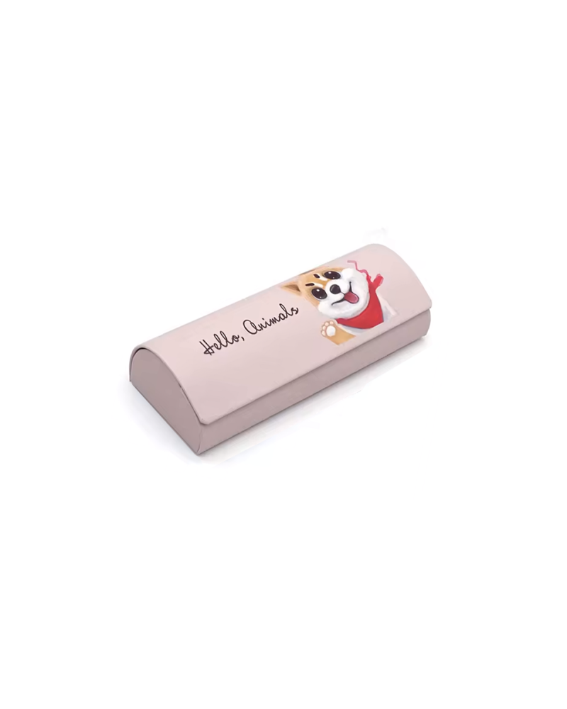 Hello Puppy Animal Hard Case - Pink Beige