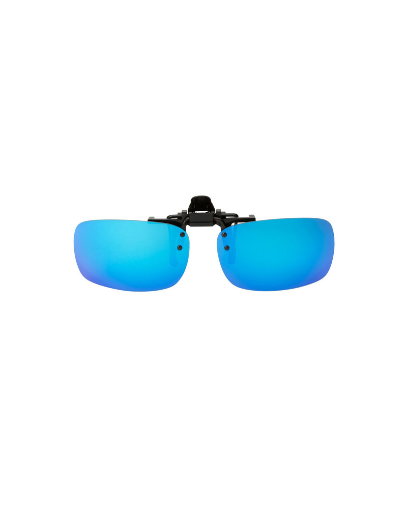 Priestly – Polarised Aviator Clip On Sunglasses Blue RV