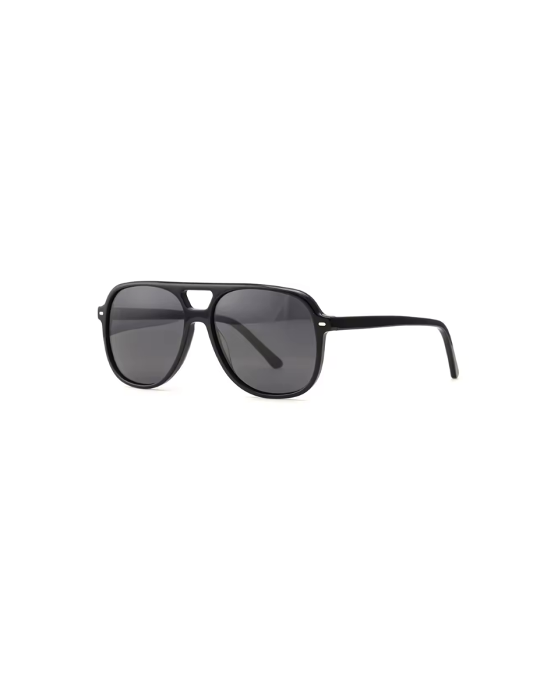 Theo - Black Premium TR90 Aviator Sunglasses