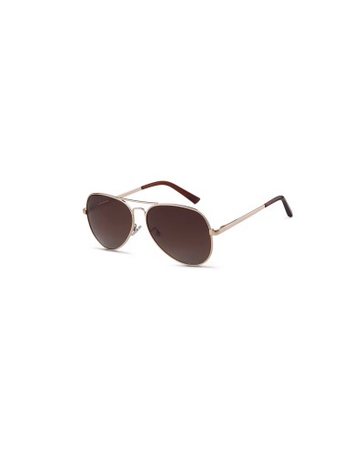 Mr Smith - Gold BrownPolarised Aviator