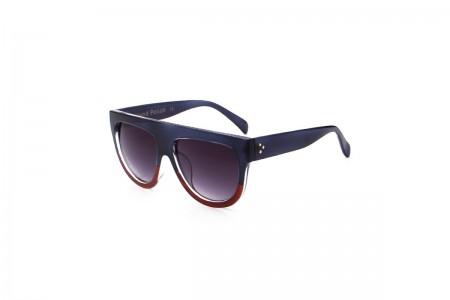 Vanderpump - Black Brown Flat Top Sunglasses