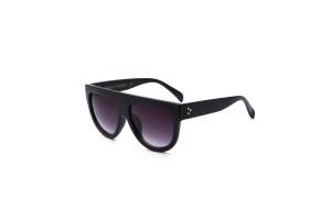 Vanderpump - Black Flat Top Sunglasses