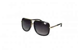 Knox - Black & Gold Oversized Aviator Sunglasses