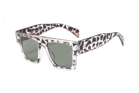Al - Wild Tort Chunky Flat Top Sunglasses