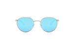 Blue RV Round Bamboo Sunglasses Rebel