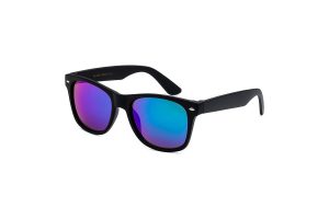 Mikey - Black - Blue Green RV Kids Sunnies