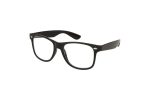 Clarke Kent Clear lens Kids sunnies - Black