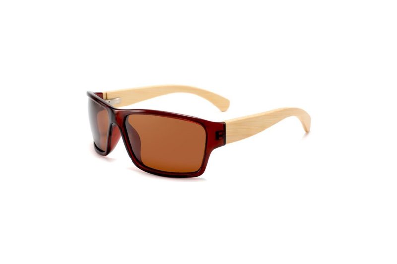 images Bammed - Brown Bamboo Polarised Sunglasses