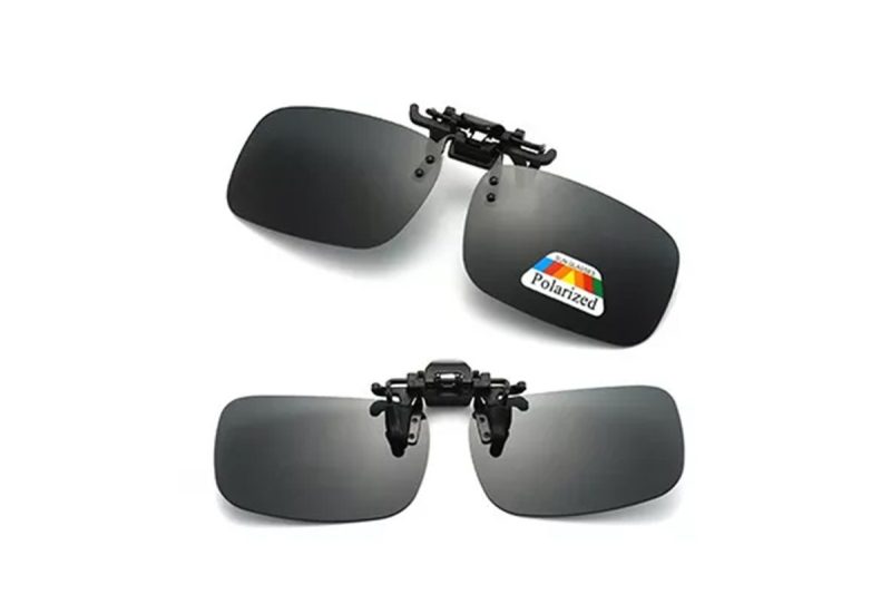 Leonardo – Clip On Sunglasses in Chrome back