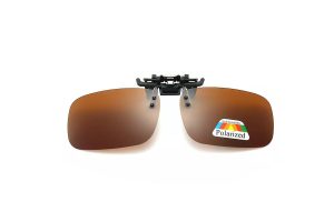 Leonardo – Clip On Sunglasses in Brown