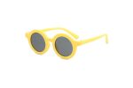 Lorax - Yellow Round Flexible Kids Sunglasses
