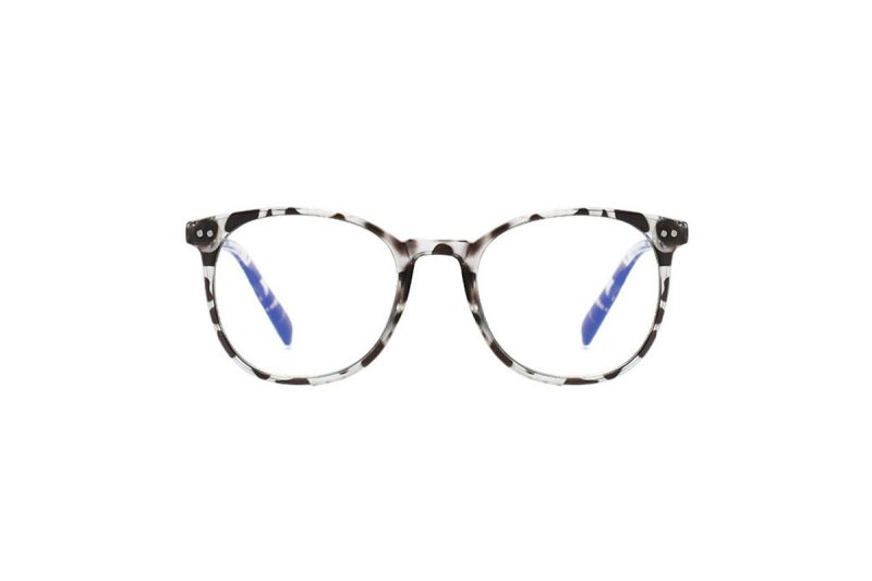 Monáe - Blue Light Blocking - White Tort glasses front