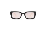 Mika - Black Pink RV Rectangle Sunglasses front