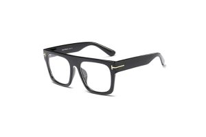 Maxwell - Blue Light Blocking Flat Top Glasses - Black