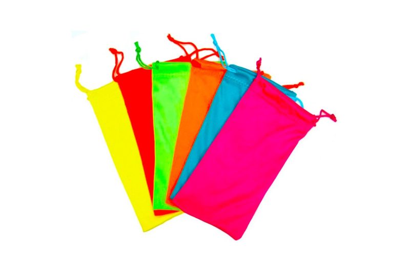 Fluro Microfibre Soft Pouch front