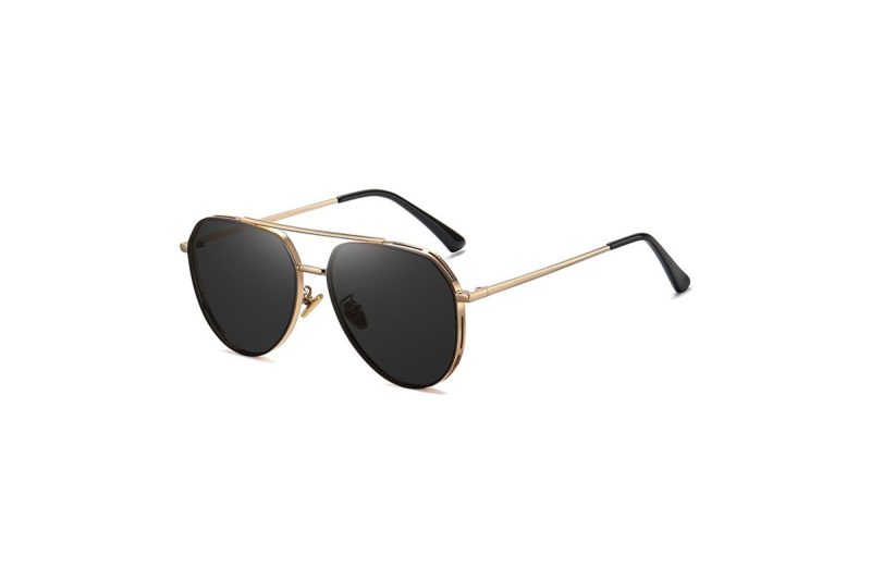 Coopes - Gold Polarised Aviator Sunglasses