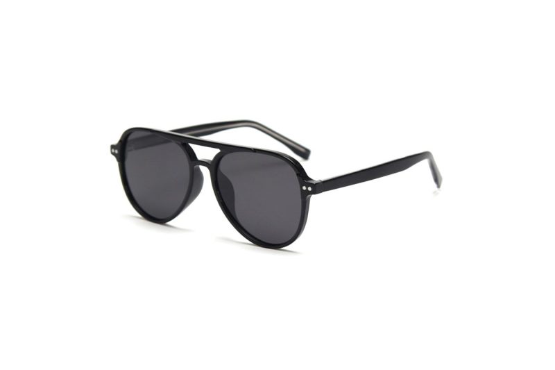 images Hugh - Black Premium TR90 Aviator Sunglasses