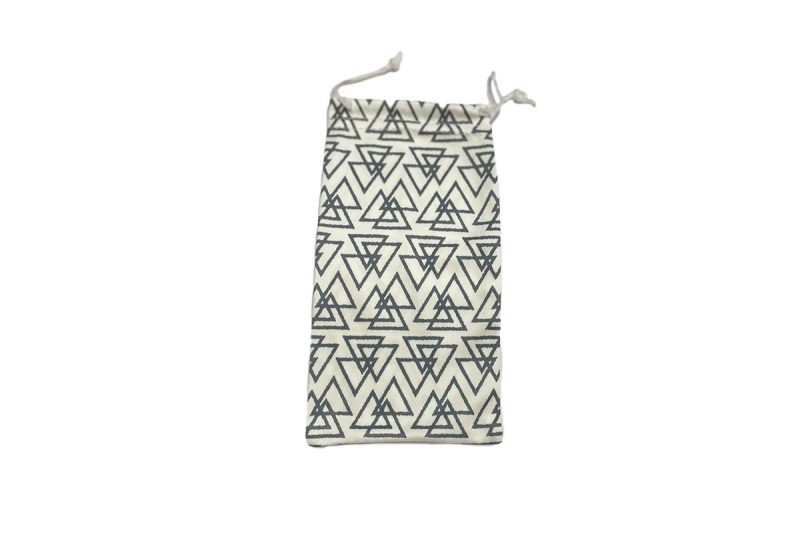 images Patterns Microfibre Soft Pouch White
