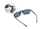 Tyler Chrome Alloy Clip on Sunglasses back