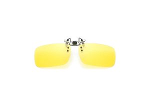 Tyler Yellow Low Light Alloy Clip on Sunglasses