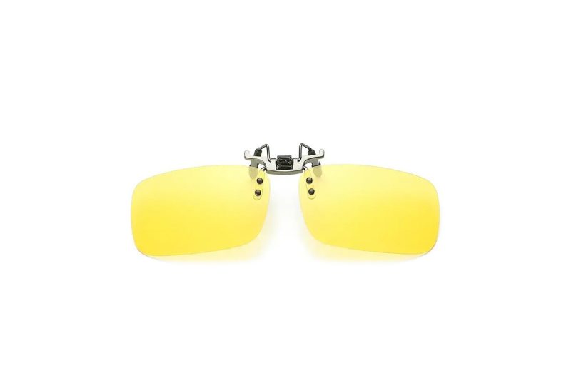 images Tyler Yellow Low Light Alloy Clip on Sunglasses