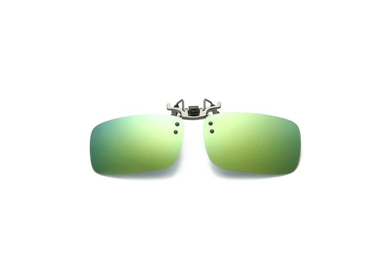images Tyler - Light Green RV Alloy Clip on Sunglasses