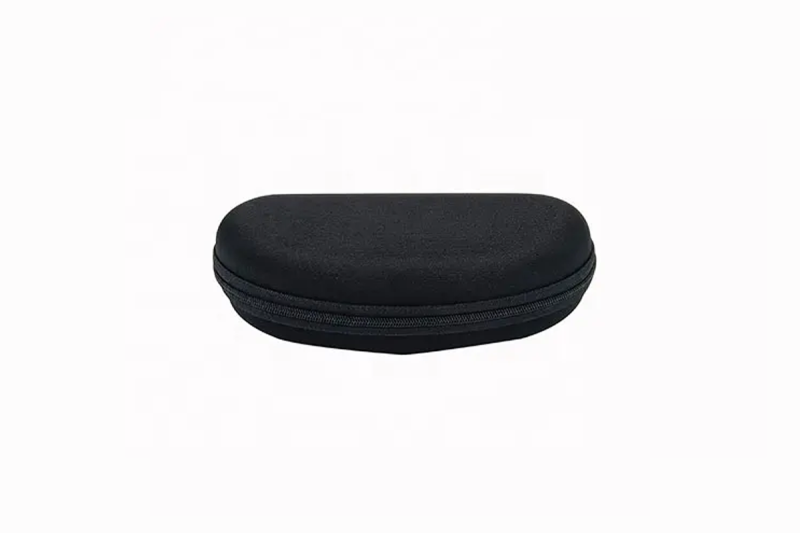 images Black Zipper Soft Shell Sunglasses Case