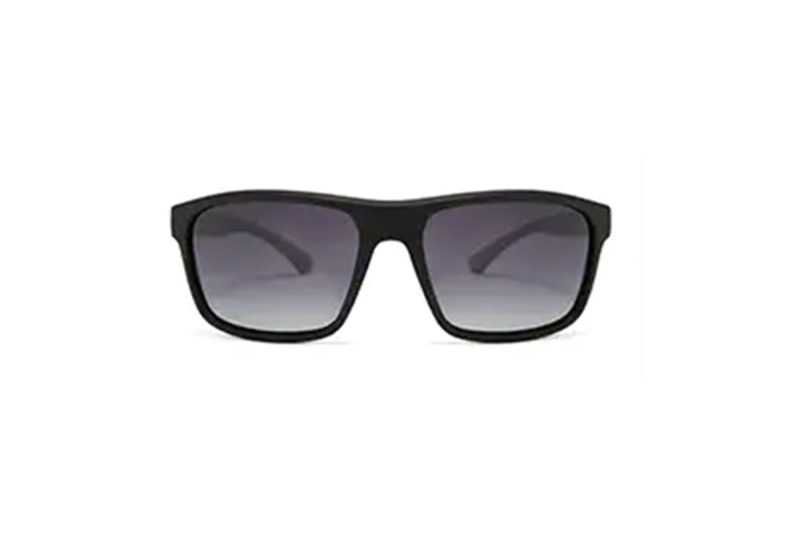 Swoopes Black Polarised Sport Sunglasses front