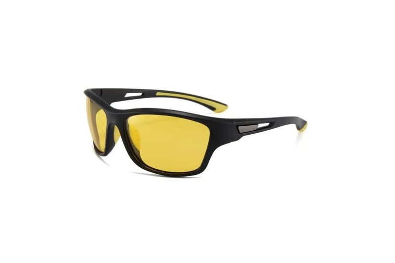 images Pereira Black Yellow Low Light Sport Sunglasses
