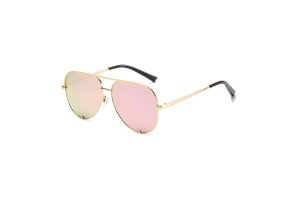 Lexi - Rose Gold Oversized Aviator Sunglasses