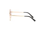 Lexi - Black Gold Oversized Aviator Sunglasses side