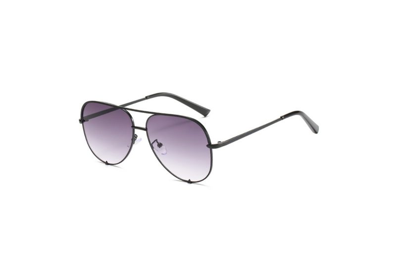 images Lexi - Black Purple Oversized Aviator Sunglasses