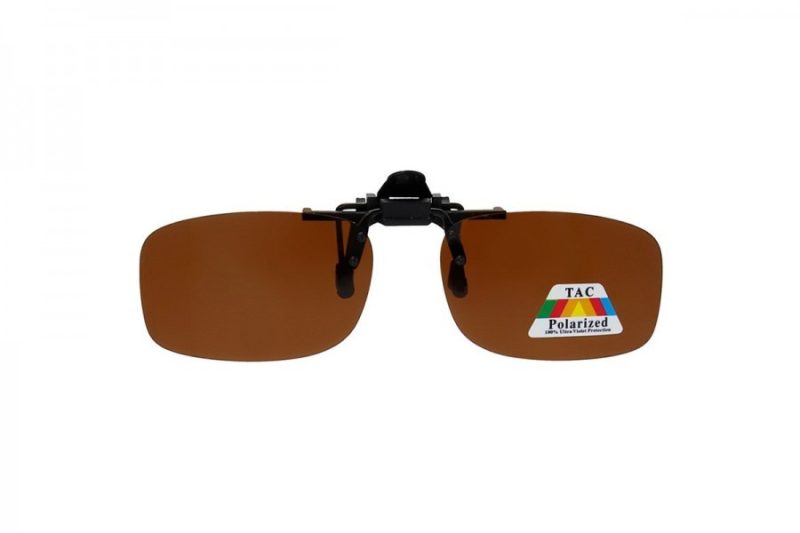 images Great Scott – Polarised Clip on Sunglasses Brown 52mm x 35mm
