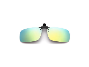 Brando Clip on sunglasses Rose/Green gold