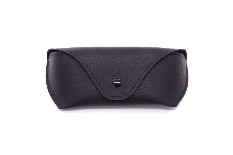 Button Sunglasses Case - Black