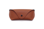 Vegan Leather Sunglasses Case - Tan