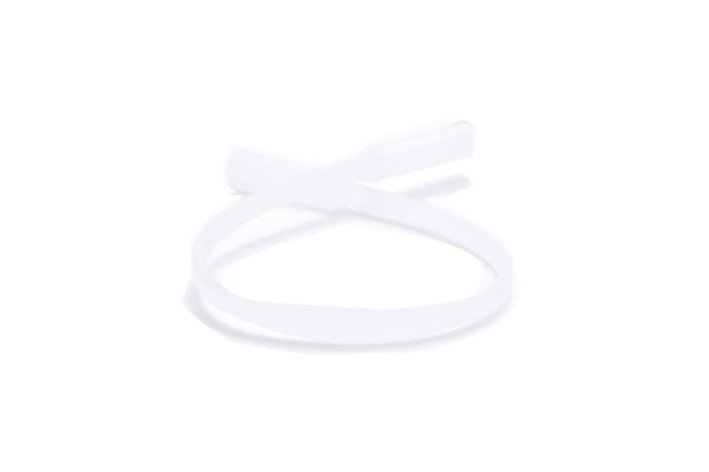 images Small Silicone Sunglass Strap - Clear