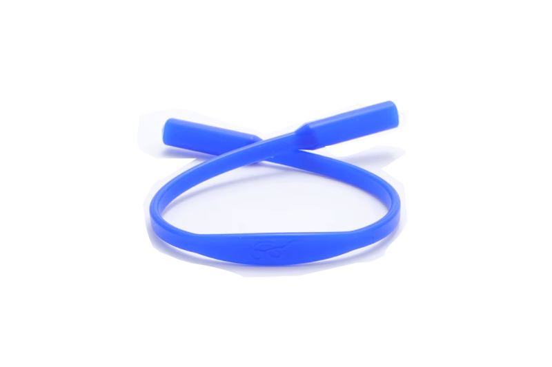 images Small Silicone Sunglass Strap - Blue