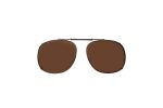 Harry - Clip on Spring Brown Sunglasses