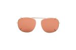 Gold Clip-on Spring Sunglasses - Kutcher