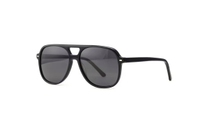 Theo - Black Premium TR90 Aviator Sunglasses