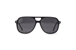 Theo - Black Premium TR90 Aviator Sunglasses side